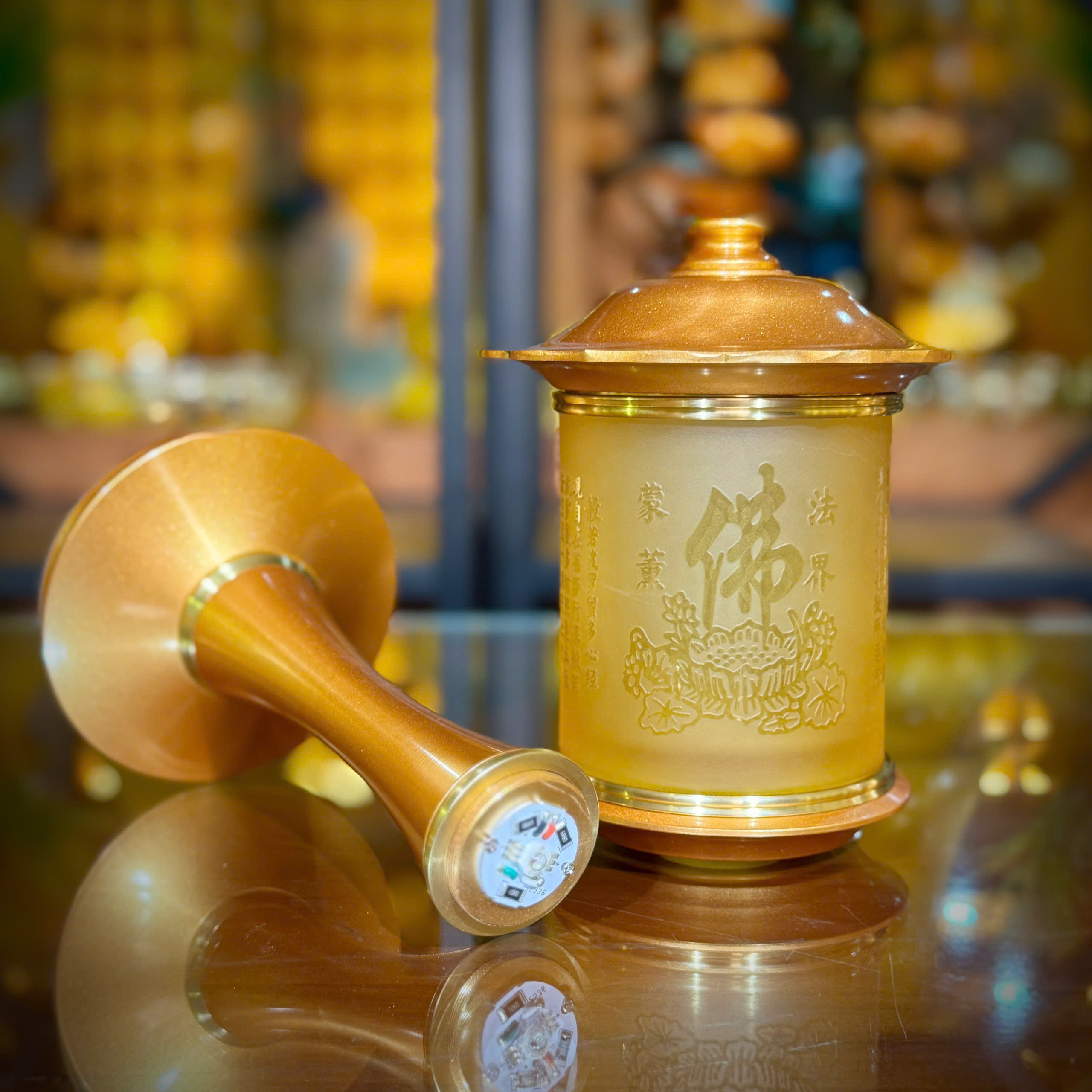 Bộ Đồ Thờ Lưu Ly Cao Cấp - Ảnh 18