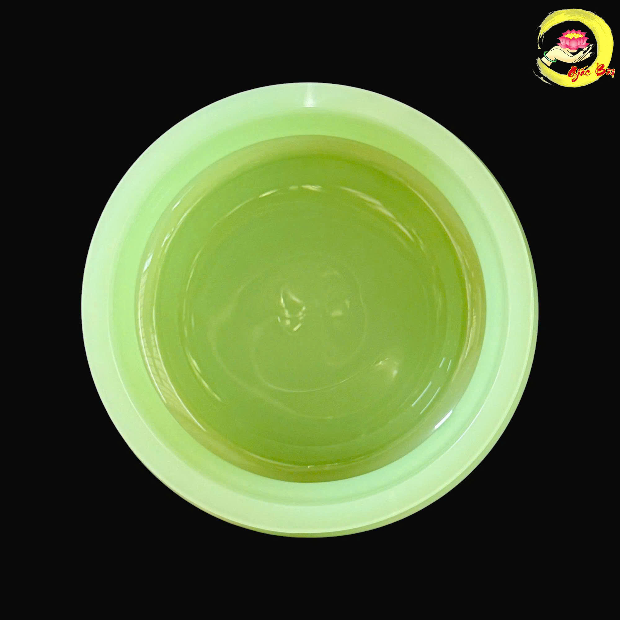 Bát Hương Bằng Đá Ngọc Xanh Khắc Hình Chiêu Tài - Ảnh 5